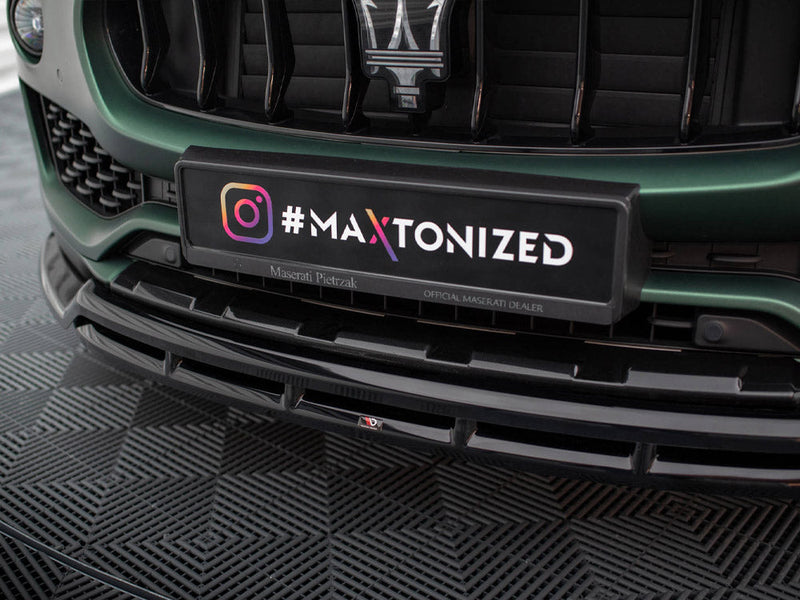 Maxton Design - FRONT SPLITTER V.2 MASERATI LEVANTE MK1
