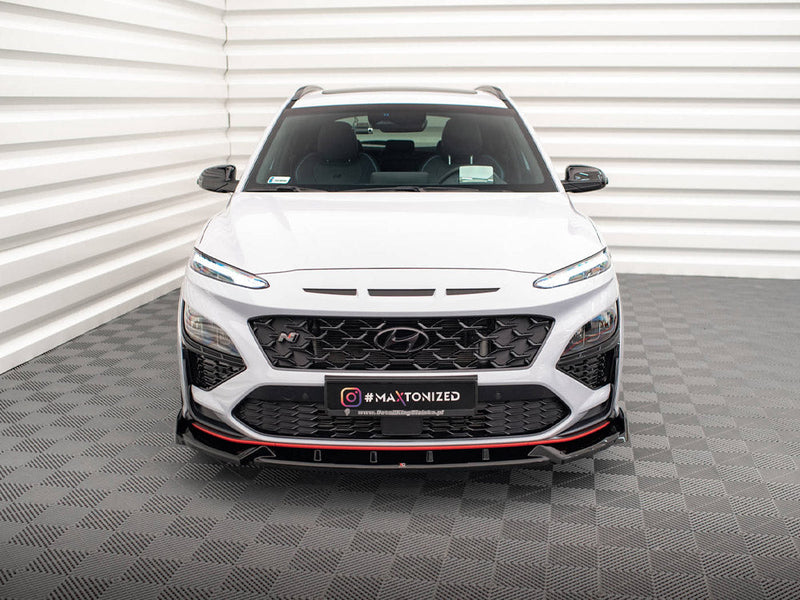 Maxton Design - FRONT SPLITTER V.1 HYUNDAI KONA N MK1