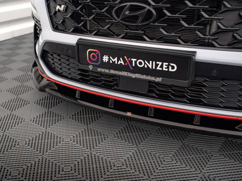 Maxton Design - FRONT SPLITTER V.1 HYUNDAI KONA N MK1