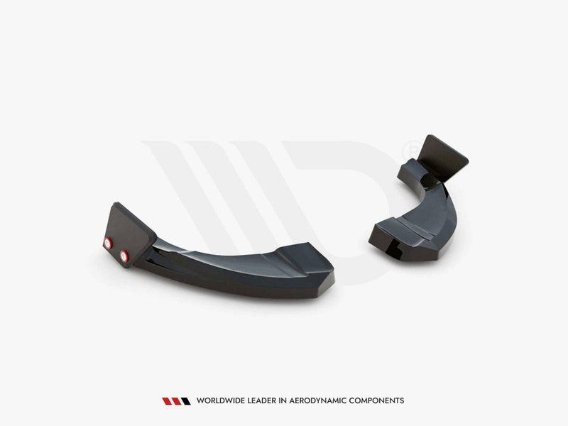 Maxton Design - REAR SIDE SPLITTERS V.1 + FLAPS HYUNDAI KONA N MK1