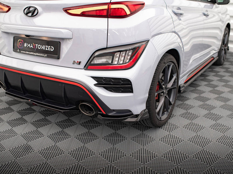 Maxton Design - REAR SIDE SPLITTERS V.2 HYUNDAI KONA MK1