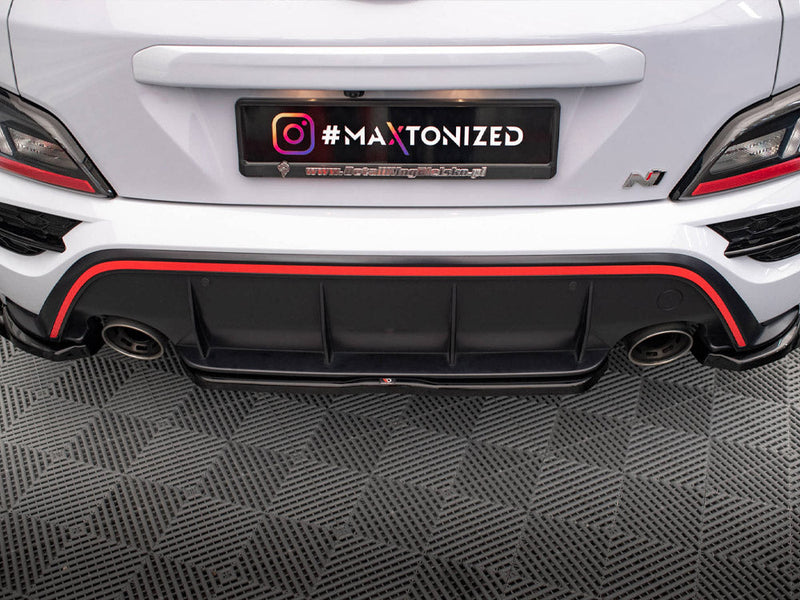 Maxton Design - CENTRAL REAR SPLITTER HYUNDAI KONA N MK1