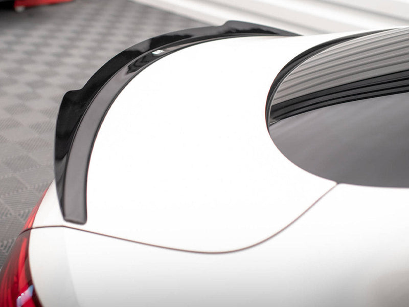 Maxton Design - SPOILER EXTENSION CAP MERCEDES C-CLASS W205 COUPE AMG-LINE (2015-2018)