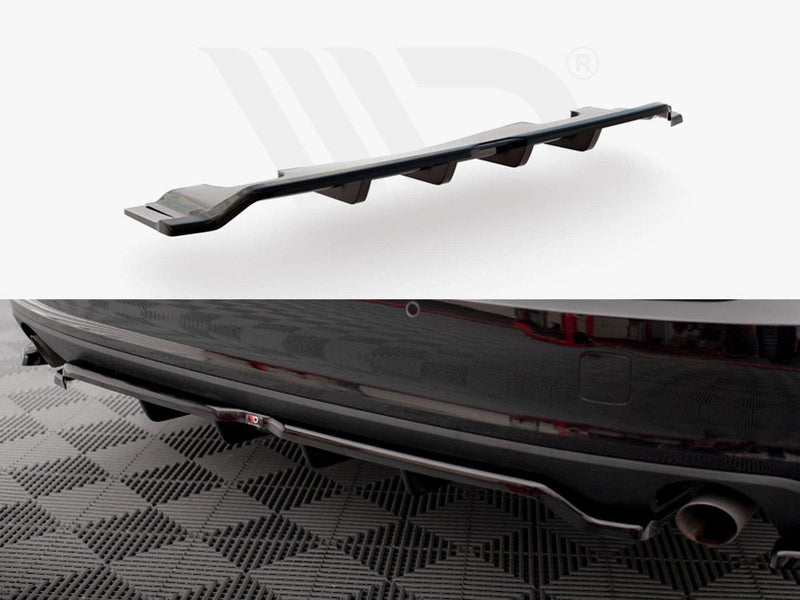 Maxton Design - CENTRAL REAR SPLITTER V.2 (VERTICAL BARS) VOLVO V90 MK2
