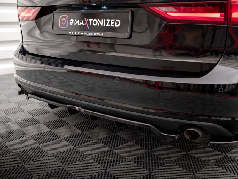 Maxton Design - CENTRAL REAR SPLITTER V.2 (VERTICAL BARS) VOLVO V90 MK2