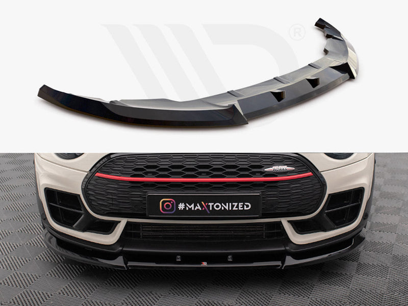 Maxton Design - FRONT SPLITTER V.1 MINI COOPER CLUBMAN JOHN COOPER WORKS F54 FACELIFT