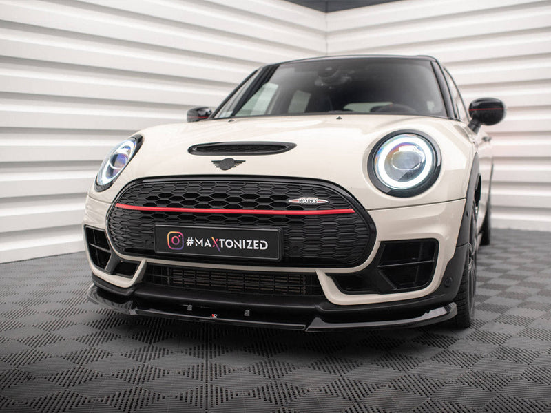Maxton Design - FRONT SPLITTER V.1 MINI COOPER CLUBMAN JOHN COOPER WORKS F54 FACELIFT