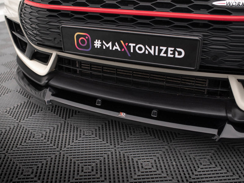 Maxton Design - FRONT SPLITTER V.1 MINI COOPER CLUBMAN JOHN COOPER WORKS F54 FACELIFT