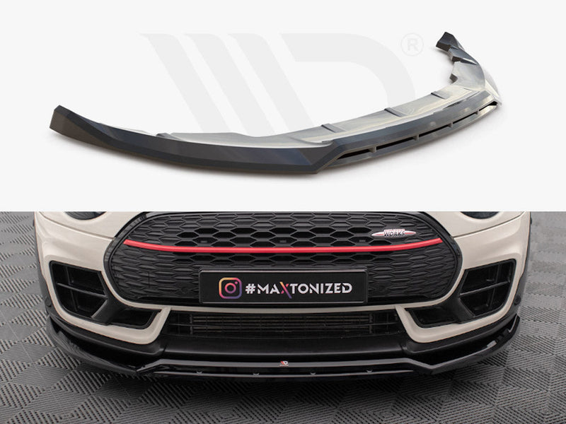Maxton Design - FRONT SPLITTER V.2 MINI COOPER CLUBMAN JOHN COOPER WORKS F54 FACELIFT