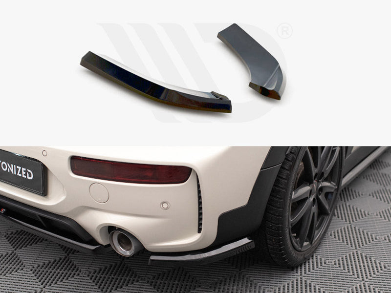 Maxton Design - REAR SIDE SPLITTERS MINI COOPER CLUBMAN JOHN COOPER WORKS F54 FACELIFT