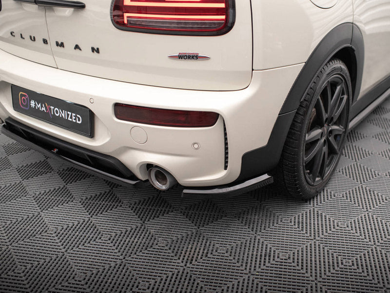 Maxton Design - REAR SIDE SPLITTERS MINI COOPER CLUBMAN JOHN COOPER WORKS F54 FACELIFT
