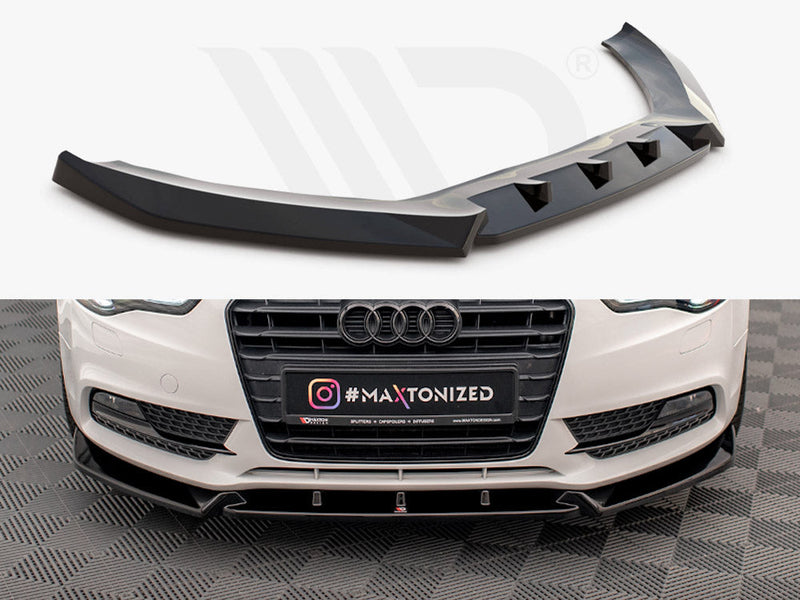Maxton Design - FRONT SPLITTER V.1 AUDI A5 COUPE / SPORTBACK 8T FACELIFT