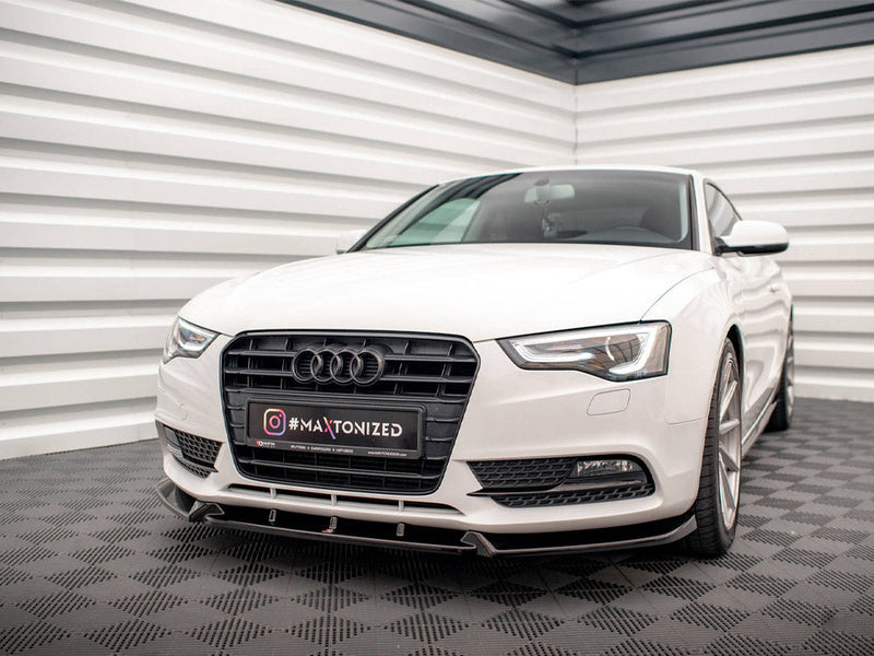 Maxton Design - FRONT SPLITTER V.1 AUDI A5 COUPE / SPORTBACK 8T FACELIFT