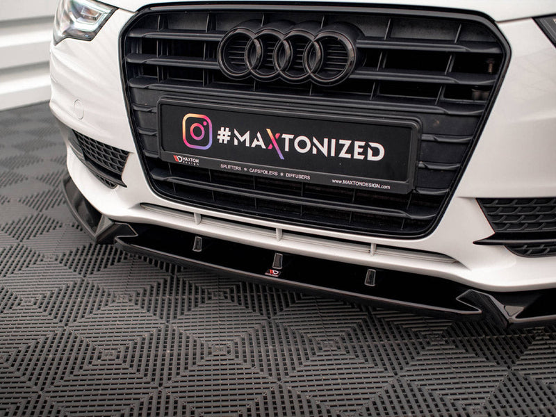 Maxton Design - FRONT SPLITTER V.1 AUDI A5 COUPE / SPORTBACK 8T FACELIFT