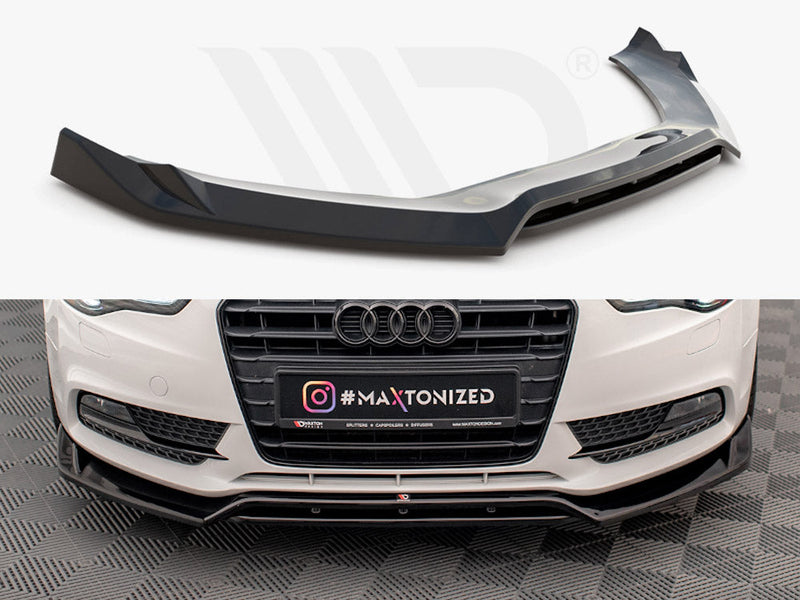 Maxton Design - FRONT SPLITTER V.2 AUDI A5 COUPE / SPORTBACK 8T FACELIFT