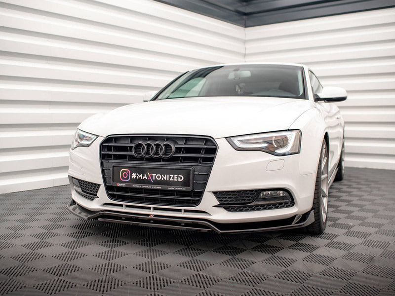 Maxton Design - FRONT SPLITTER V.2 AUDI A5 COUPE / SPORTBACK 8T FACELIFT