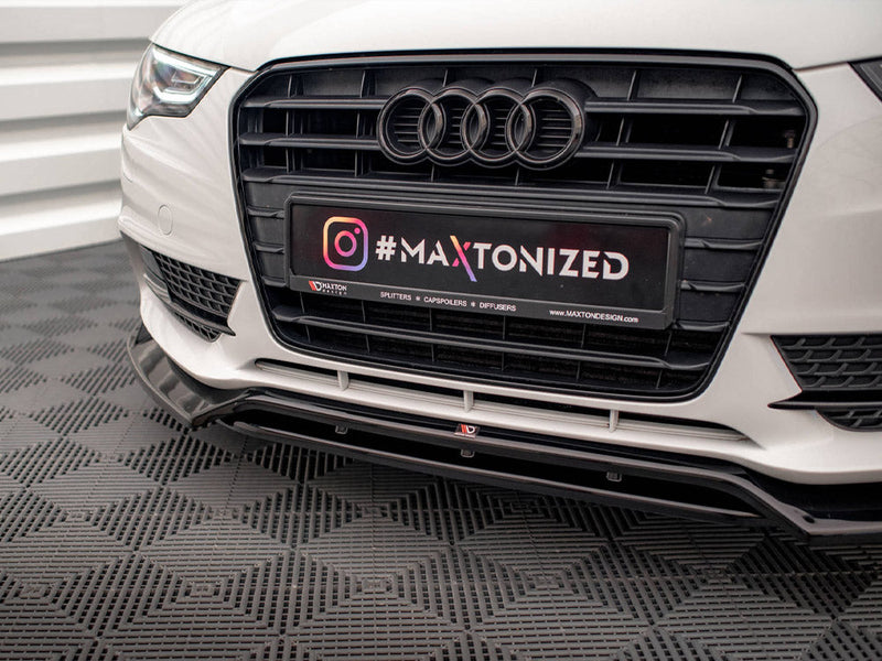 Maxton Design - FRONT SPLITTER V.2 AUDI A5 COUPE / SPORTBACK 8T FACELIFT