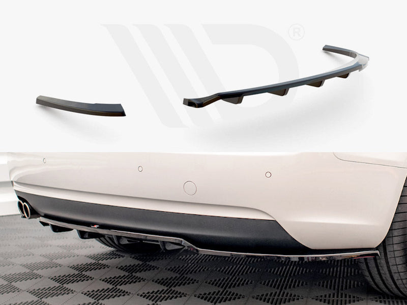 Maxton Design - CENTRAL REAR SPLITTER (VERTICAL BARS) AUDI A5 COUPE 8T FACELIFT
