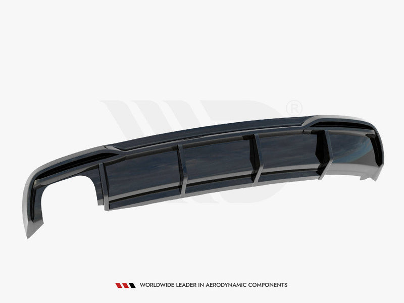 Maxton Design - Rear Valance Audi A5 8T Facelift (Version with dual exhausts on one side)