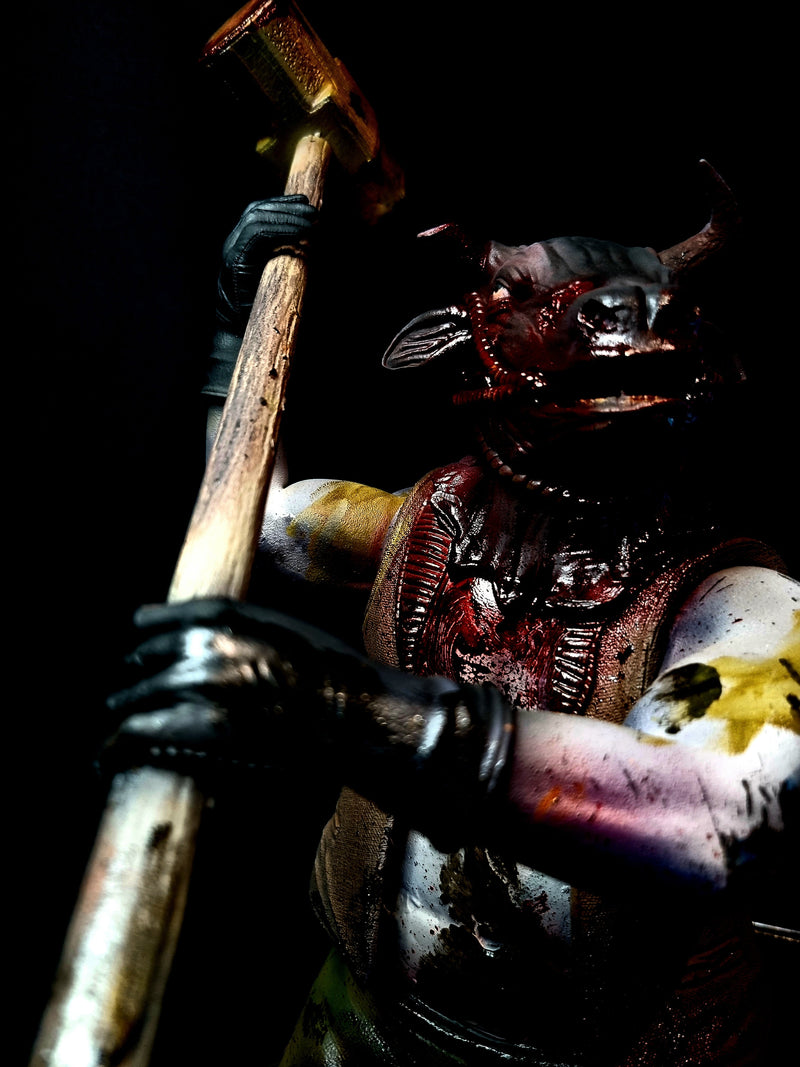 Resident Evil 4 Remake The Brute Cow Head HUGE 1/6