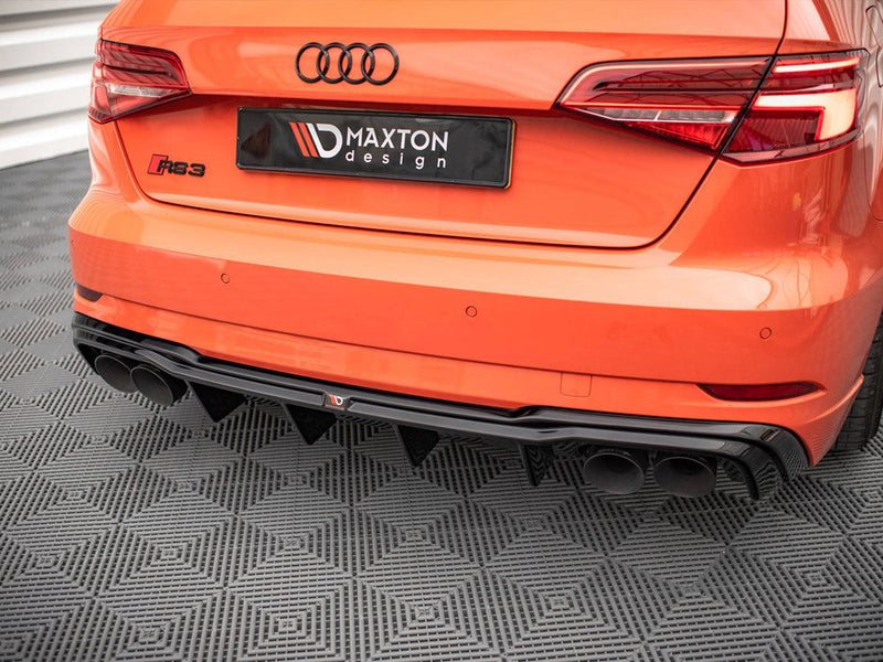 Maxton Design - Rear Valance + Milltek Sport Resonated Exhaust Audi RS3 Sportback 8V Facelift