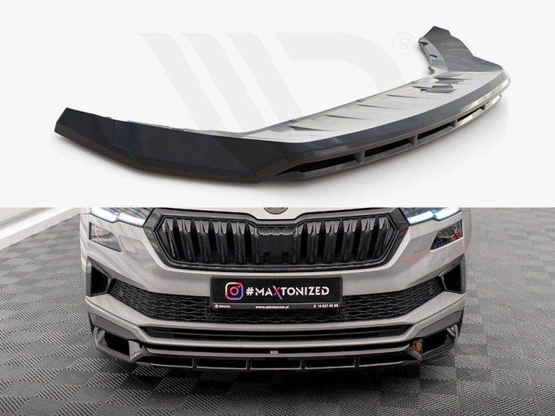 Maxton Design - FRONT SPLITTER SKODA KAROQ SPORTLINE MK1 FACELIFT