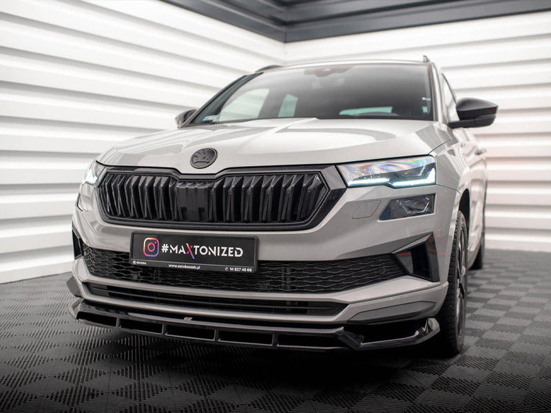 Maxton Design - FRONT SPLITTER SKODA KAROQ SPORTLINE MK1 FACELIFT