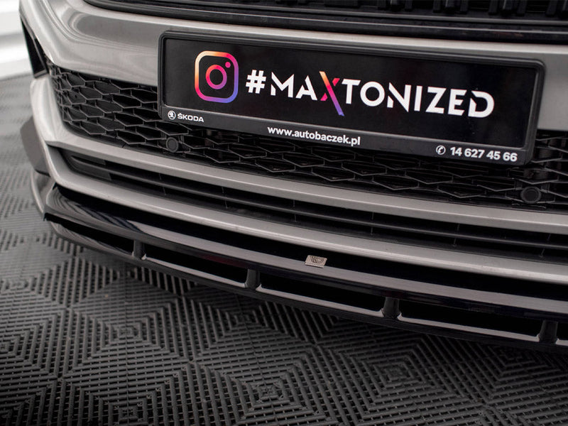 Maxton Design - FRONT SPLITTER SKODA KAROQ SPORTLINE MK1 FACELIFT