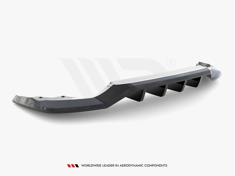 Maxton Design - CENTRAL REAR SPLITTER (VERTICAL BARS) SKODA KAROQ SPORTLINE MK1 FACELIFT