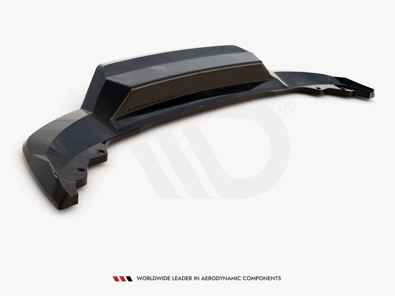 Maxton Design - CENTRAL REAR SPLITTER (VERTICAL BARS) SKODA KAROQ SPORTLINE MK1 FACELIFT