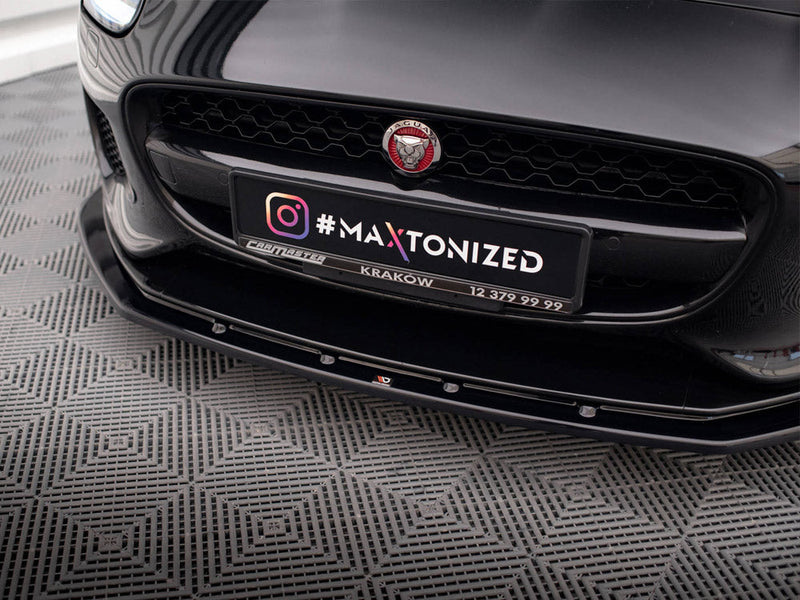 Maxton Design - FRONT SPLITTER V.1 JAGUAR F-TYPE MK1 FACELIFT