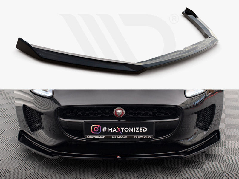 Maxton Design - FRONT SPLITTER V.2 JAGUAR F-TYPE MK1 FACELIFT