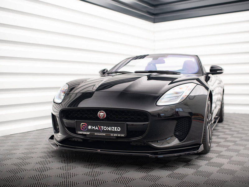 Maxton Design - FRONT SPLITTER V.2 JAGUAR F-TYPE MK1 FACELIFT