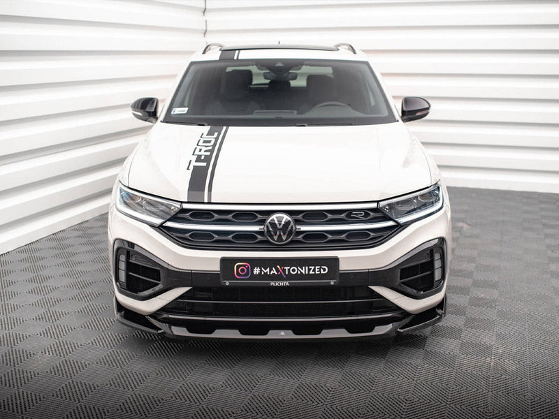 Maxton Design - FRONT SPLITTER V.2 VOLKSWAGEN T-ROC R MK1 FACELIFT (2021-)