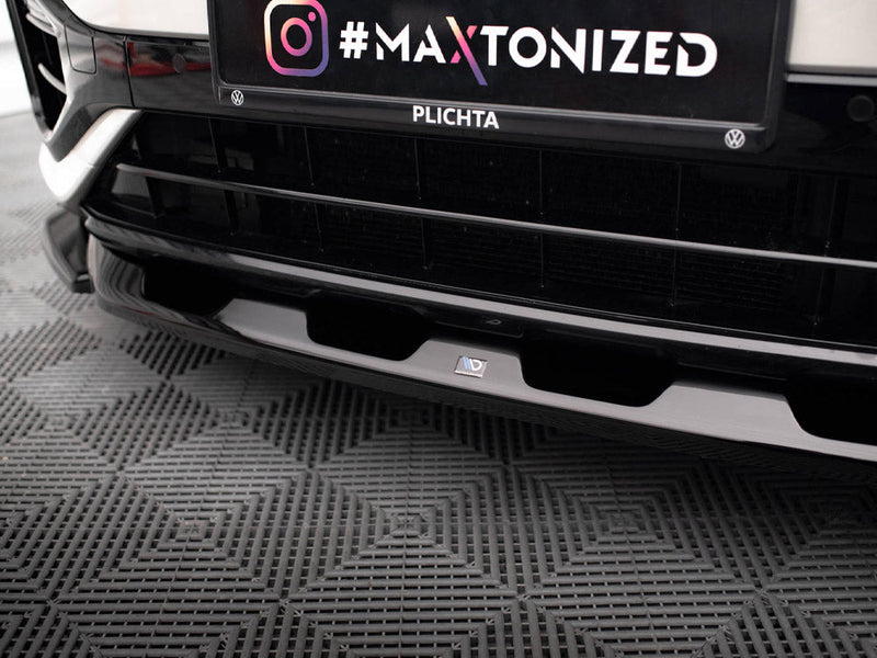 Maxton Design - FRONT SPLITTER V.2 VOLKSWAGEN T-ROC R MK1 FACELIFT (2021-)