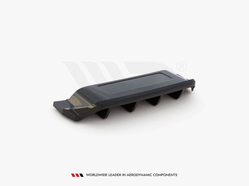 Maxton Design - CENTRAL REAR SPLITTER (VERTICAL BARS) VOLKSWAGEN T-ROC R MK1 FACELIFT (2021-)