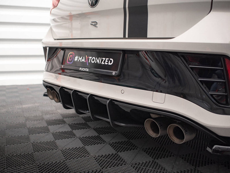 Maxton Design - STREET PRO REAR DIFFUSER VOLKSWAGEN T-ROC R MK1 FACELIFT