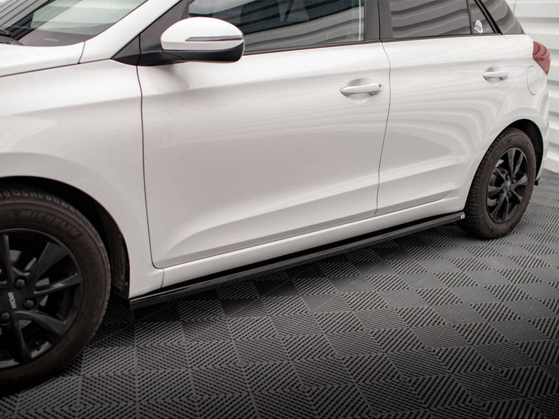 Maxton Design - SIDE SKIRTS DIFFUSERS HYUNDAI I20 MK2 FACELIFT