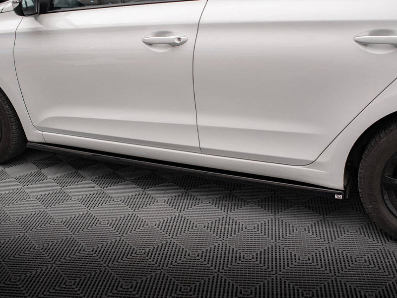 Maxton Design - SIDE SKIRTS DIFFUSERS HYUNDAI I20 MK2 FACELIFT