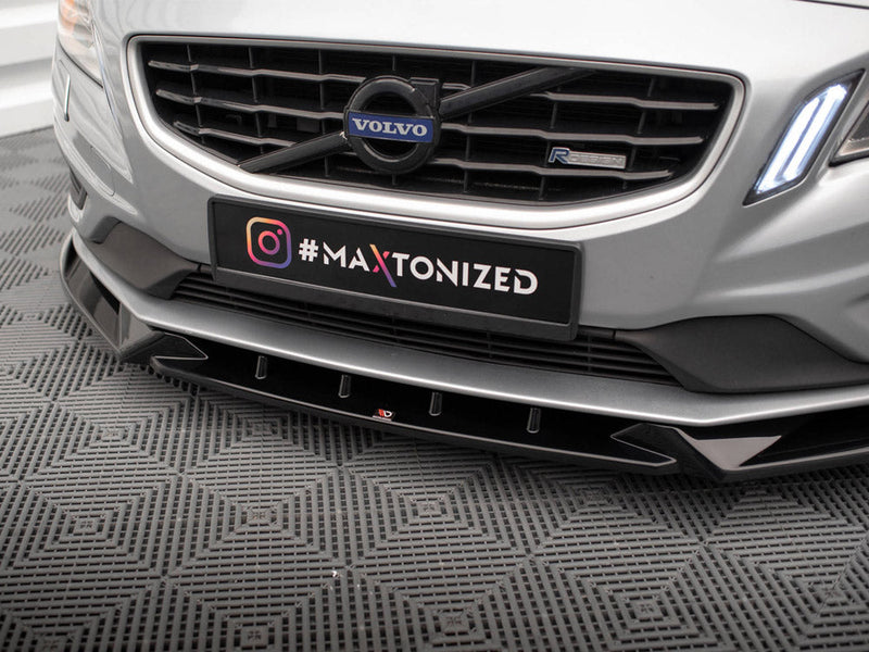 Maxton Design - FRONT SPLITTER FRONT SPLITTER V.1 VOLVO S60 R-DESIGN MK2