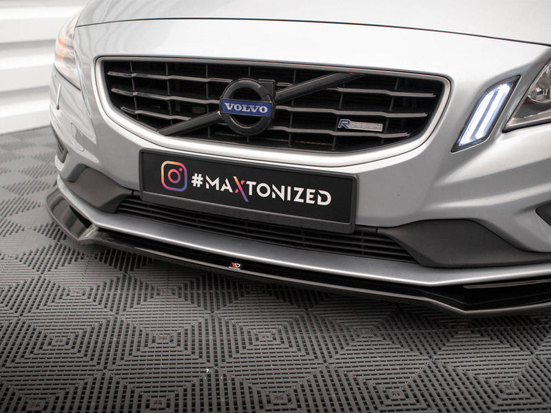 Maxton Design - FRONT SPLITTER FRONT SPLITTER V.2 VOLVO S60 R-DESIGN MK2