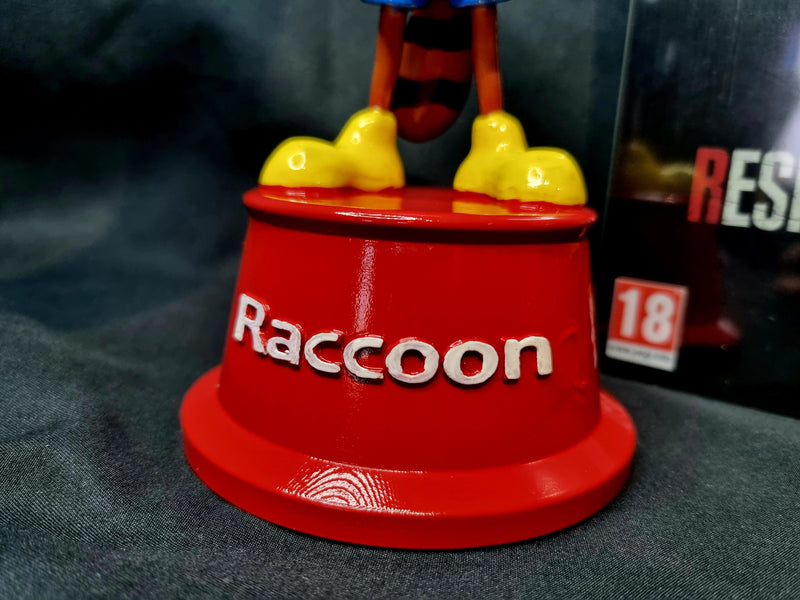 Mr Raccoon Resident Evil 2 full size Mascot 6" tall