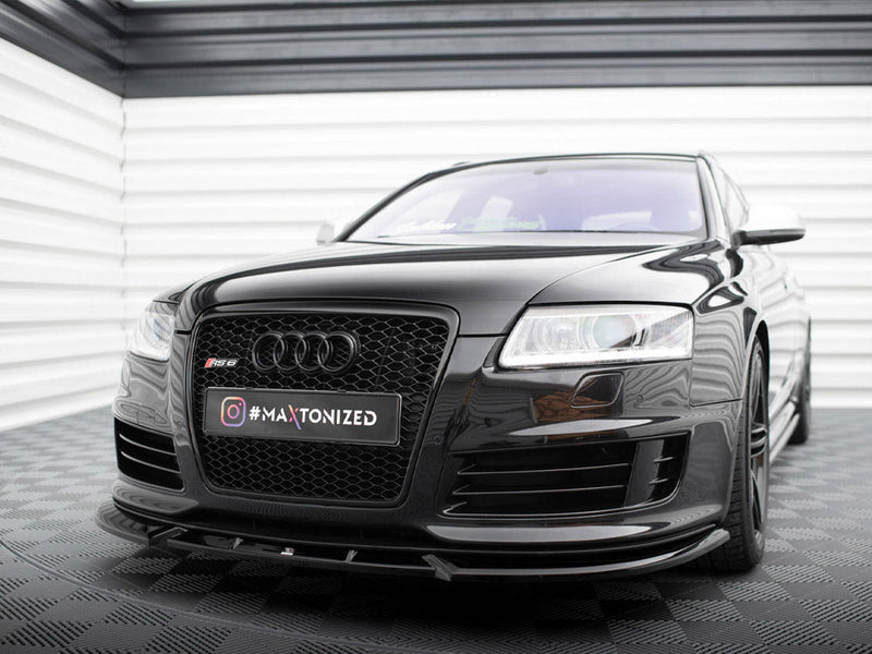 Maxton Design - FRONT SPLITTER V.2 AUDI RS6 AVANT C6