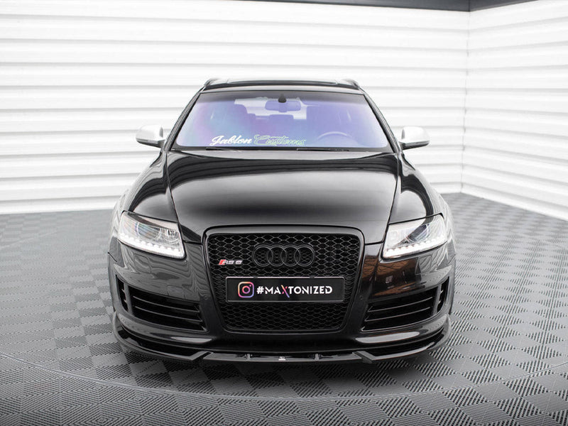 Maxton Design - FRONT SPLITTER V.2 AUDI RS6 AVANT C6