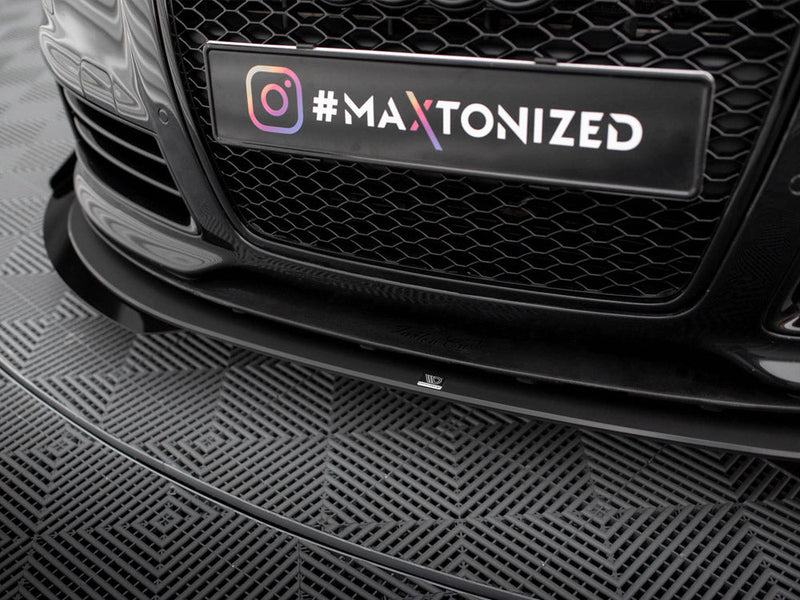 Maxton Design - STREET PRO FRONT SPLITTER + FLAPS AUDI RS6 AVANT C6