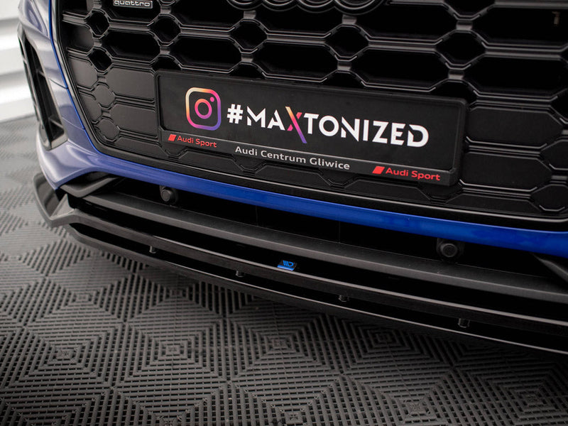 Maxton Design - FRONT SPLITTER V.1 AUDI SQ5 / Q5 S-LINE SUV / SPORTBACK MK2 FACELIFT