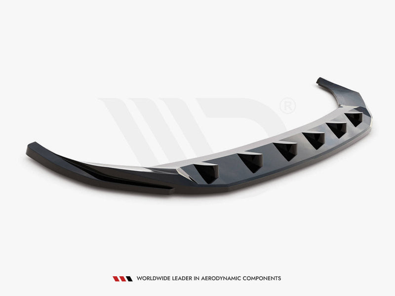 Maxton Design - FRONT SPLITTER V.2 AUDI SQ5 / Q5 S-LINE SUV / SPORTBACK MK2 FACELIFT