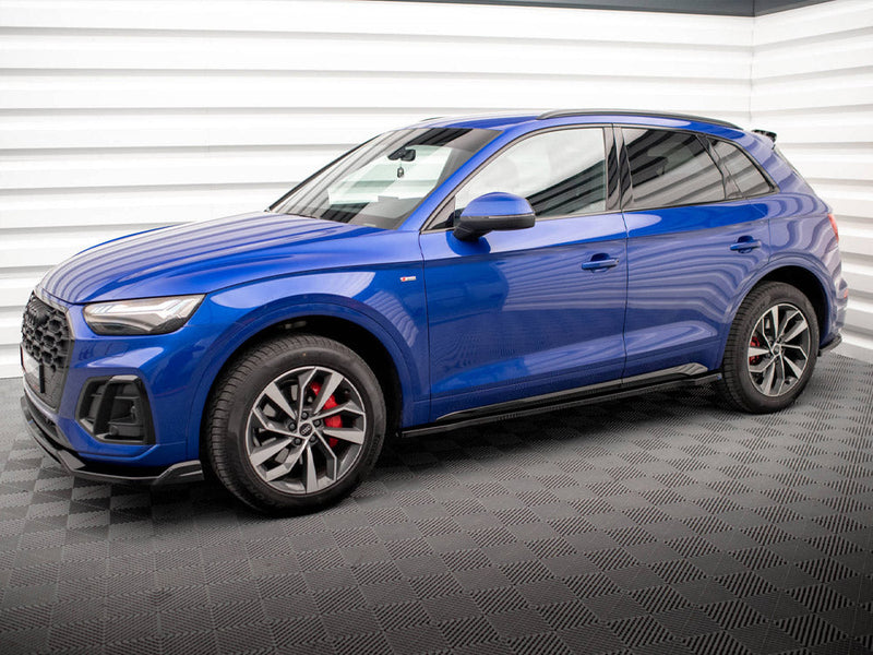 Maxton Design - SIDE SKIRTS DIFFUSERS AUDI SQ5 / Q5 S-LINE SUV / SPORTBACK MK2 FACELIFT