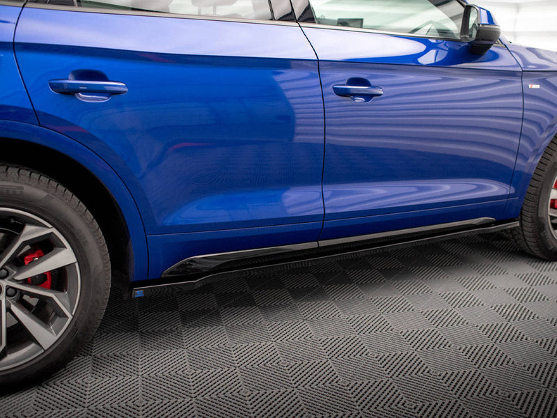 Maxton Design - SIDE SKIRTS DIFFUSERS AUDI SQ5 / Q5 S-LINE SUV / SPORTBACK MK2 FACELIFT