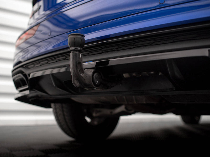 Maxton Design - CENTRAL REAR SPLITTER (VERTICAL BARS) AUDI Q5 S-LINE SUV MK2 FACELIFT
